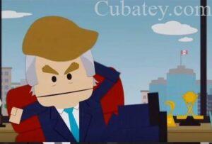 Donald Trump en la serie. (YouTube. )