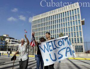 Embajada de EEUU en La Habana es escena de hombre gritando '¡Abajo Raúl!'