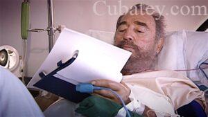 Revelan imágenes de Fidel Castro firmando su renuncia en un hospital