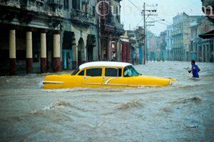 Llegada de frente frío provoca inundaciones en Cuba