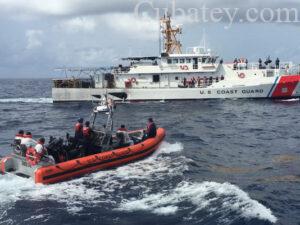 Guardia Costera repatría a 151 balseros cubanos a Bahía de Cabañas